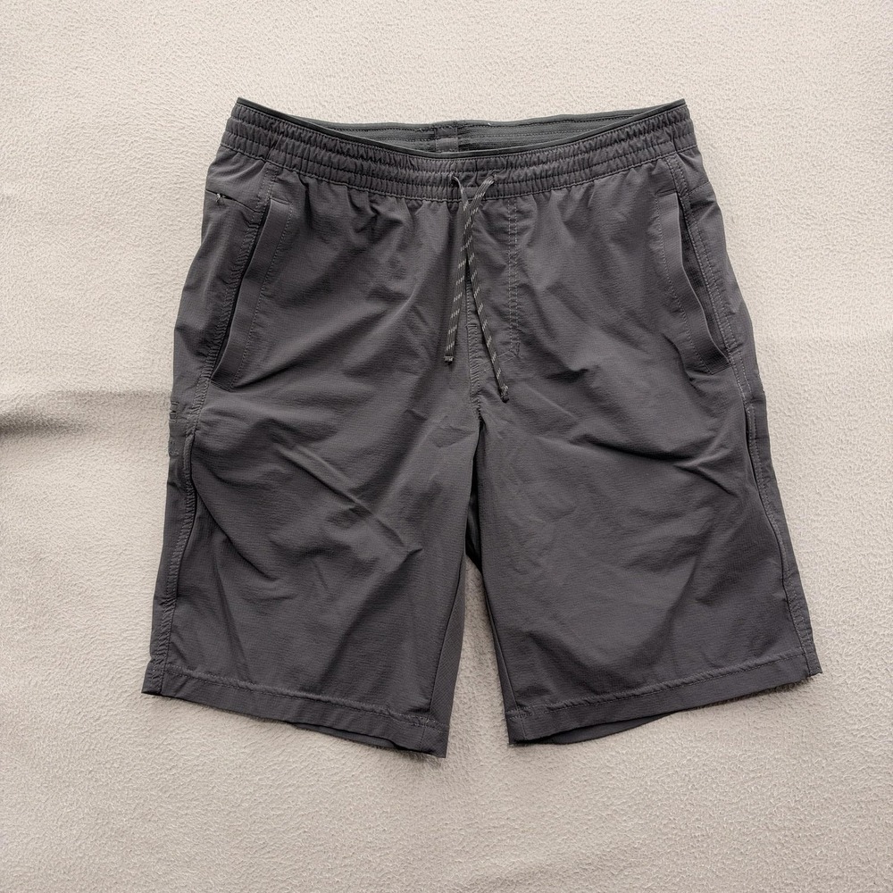 Kuhl Shorts Mens Medium Black Quick Dry Stretch 10 Inseam Hiking Athletic Gym